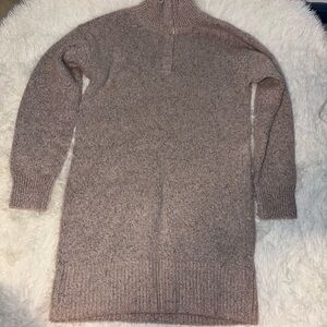 525 America Snap Close Cowl Neck Mini Dress